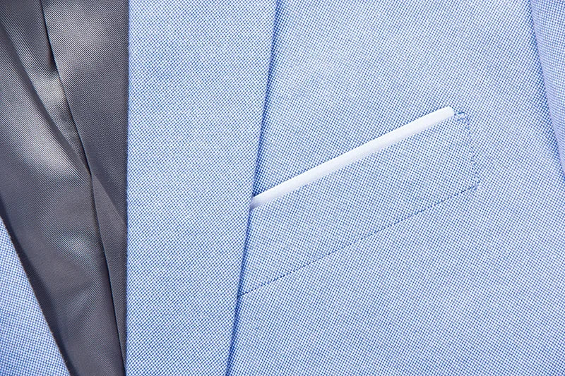 New Fashion Men's Trendy Leisure Boutique Suit Jacket Autumn Casual Business Slim Fit Single Button Suit Solid Formal Blouse