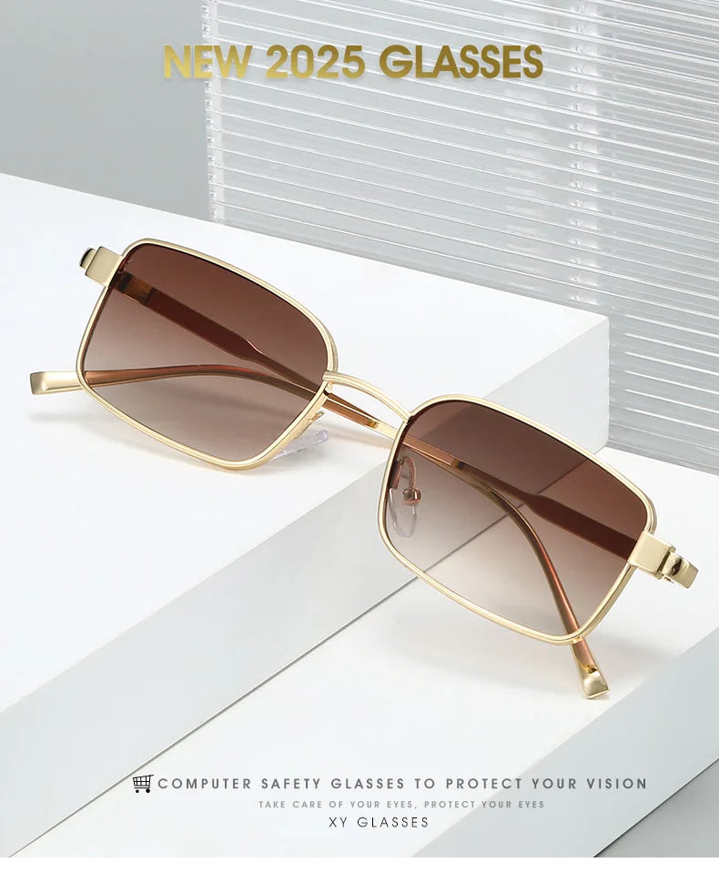 Small Square Sunglasses Women 2026 Vintage Fashion Glasses Retro Sunglass Men Vacation Gafas De Sol Hombre Lunette Soleil Femme