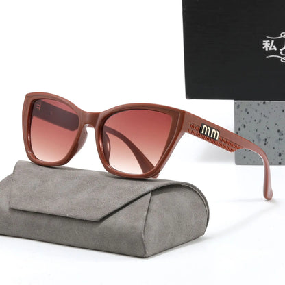 Trendy 2026 New Cat Eye Sunglasses for Women Luxury Square Mens Sun Glasses UV400 Protection Fashion Driving Shades for Women