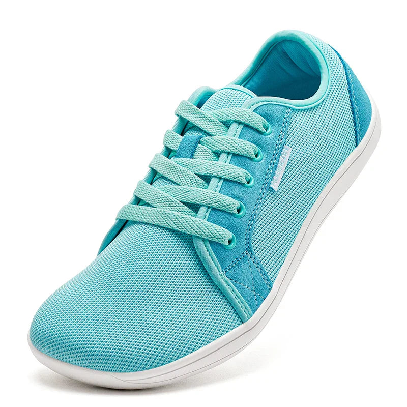 Wide Toe Barefoot Shoes Womens Mens Outdoor Lace Up Running Sneaker Zero Drop Comfortable Casual Shoes