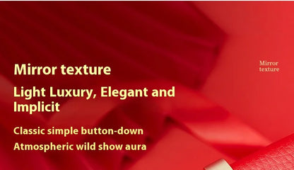 Men belt red leather belt automatic buckle adjustable belt in Europe and the United States personality trend pants belt