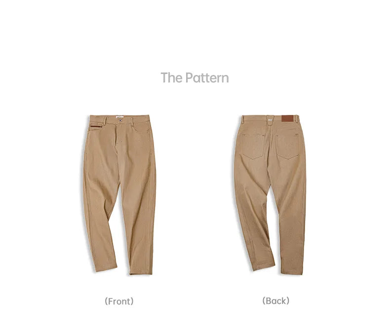 Men Khaki Raw Jeans 11.7OZ Redline Selvedge Denim Jeans Amekaji Straight Pants Male Casual Trousers Hombre Solid Pants