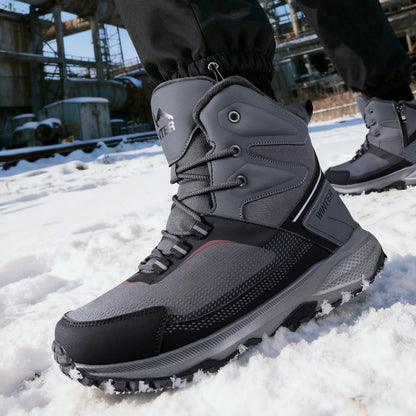 Men's Winter Boots 2025 New Waterproof Anti Slip Snow Boots For Men Thickened Fleece Outdoor Winter Sport Shoes Man For -40℃