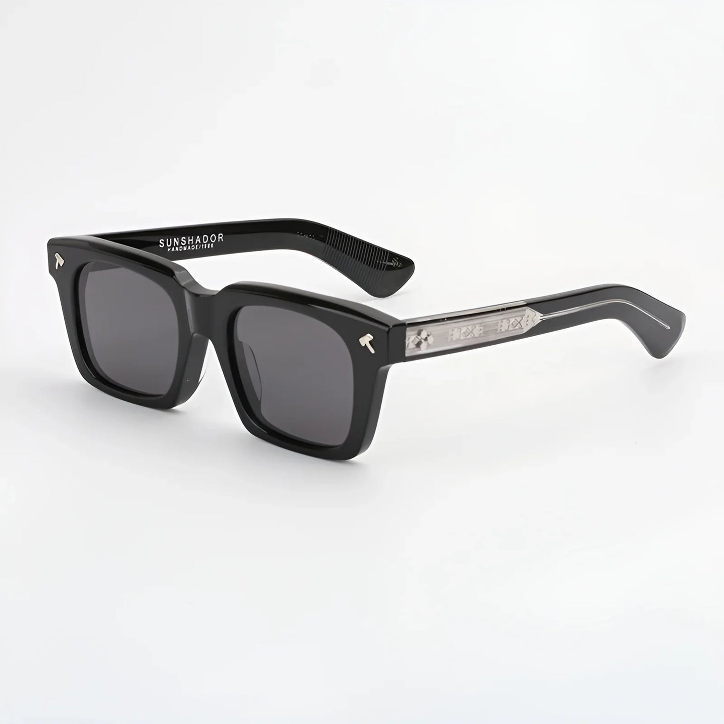 Top Quality Luxury Square Acetate Men Sunglasses Women Classic Sunglasses Outdoor UV400 Protection Custom Prescription Lenses