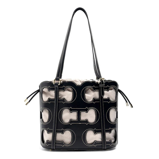 High-end Brand Women's Handbag Fashion Hollow 2026 New Large Capacity Simple Shoulder Bag