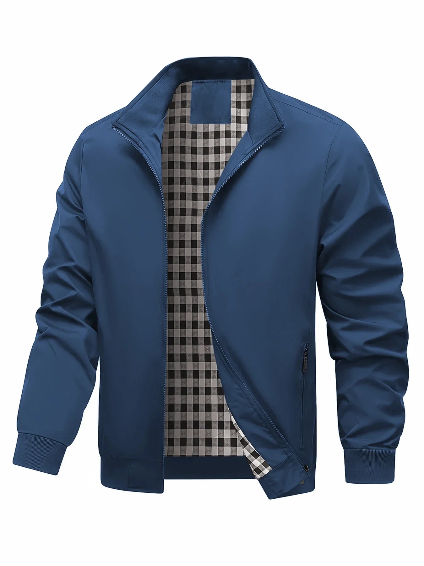 Plus-Size Jackets, Trendy Men's College-Style Jackets, Fashionable Plus-Size Men's Casual Outerwear for Spring and Autumn