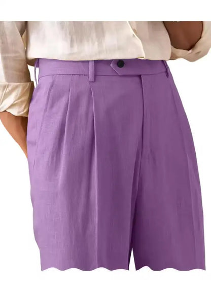 Premium Men's Pants Pleated Wide-Leg Dress Chinos Business Daily Office Versatile Formal Casual Trousers Banquet Wedding Summer