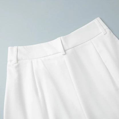 Straight-leg Pants 2026 Summer Shorts Temperament Casual Versatile Loose and Thin Five-point Suit Shorts