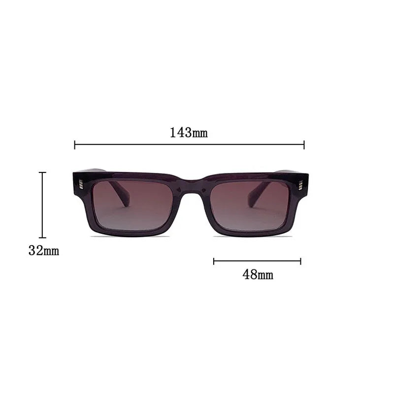 New Square Sunglasses For Men 2024 Small Frame Vintage Sunglasses Women Trendy Retro Fashion Glasses Gafas De Sol Hombre Lunette
