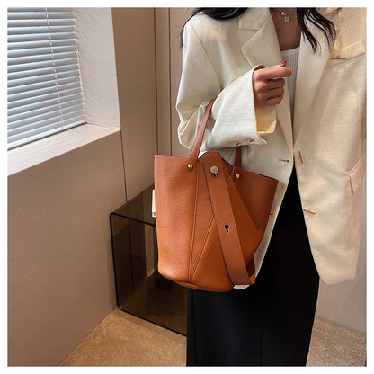 Fashion Trending Brand Luxury Designer Women Bags Female Handbags Solid Bucket Bag For Women 2026 Crossbody Shoulder Bags Totes