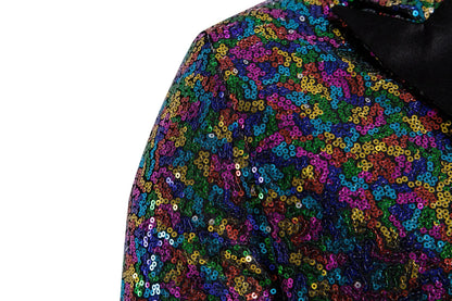 Suit Men's Performance Dress Sequined Suit Nightclub Men's Clothing Host Master Studio Men's Jacket