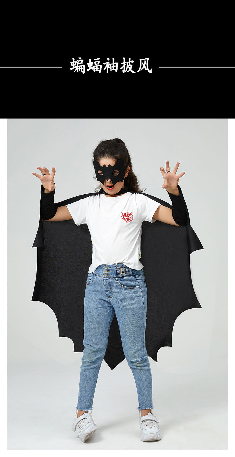 1set/lot cosplay bat costumes girl boy halloween party costumes