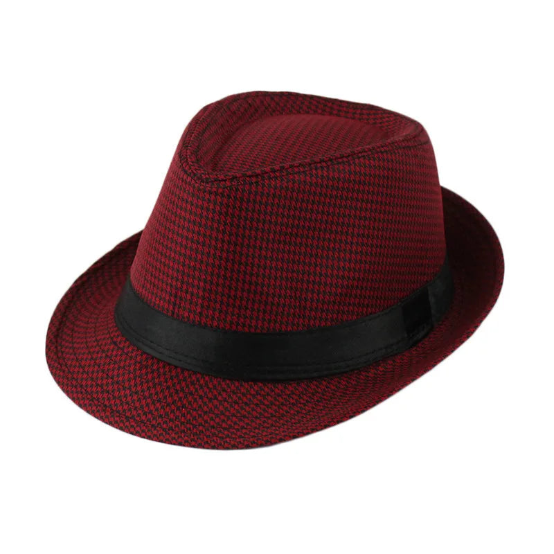 Summer Fedoras for Men Middle old aged Cap Linen Panama Solid  Jazz Hat Cowboy  Men's Women's  British Party Sun Hat