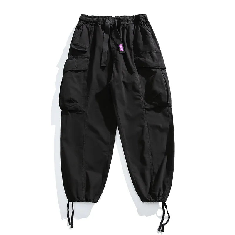 Oversized Cargo Pants For Men Multi Pocket Loose Fit Streetwear Casual American Style Korean Trendy Fashion Straight Leg Pants