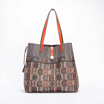 Women's Work 2024 Seasons New Leisure Personalized Tote Bag Fashion Underarm Bag Retro Large Capacity Shoulder Bag