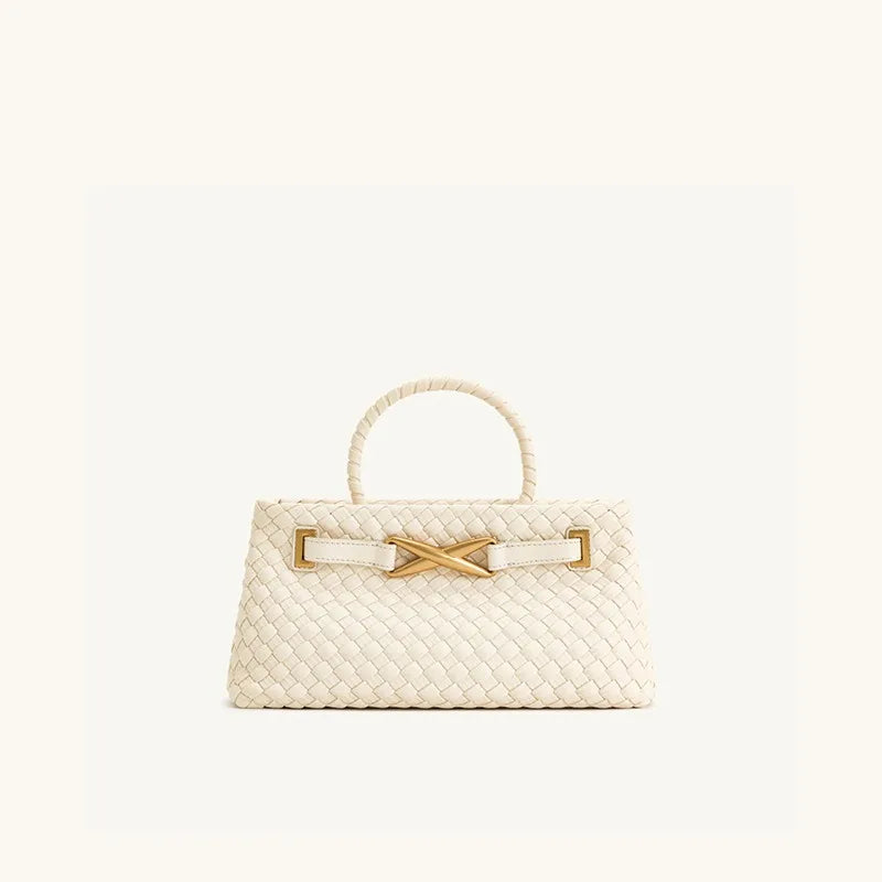 high-end light luxury style hand-woven handbag,fashionable and versatile,popular clutch for evening event and women's bag