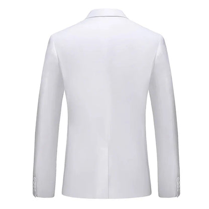 2026 New Men's Green Suit Jacket, Two Button V-Neck Coat, Wedding Party Formal Dress Tops Blue Red Yellow Green Blazers