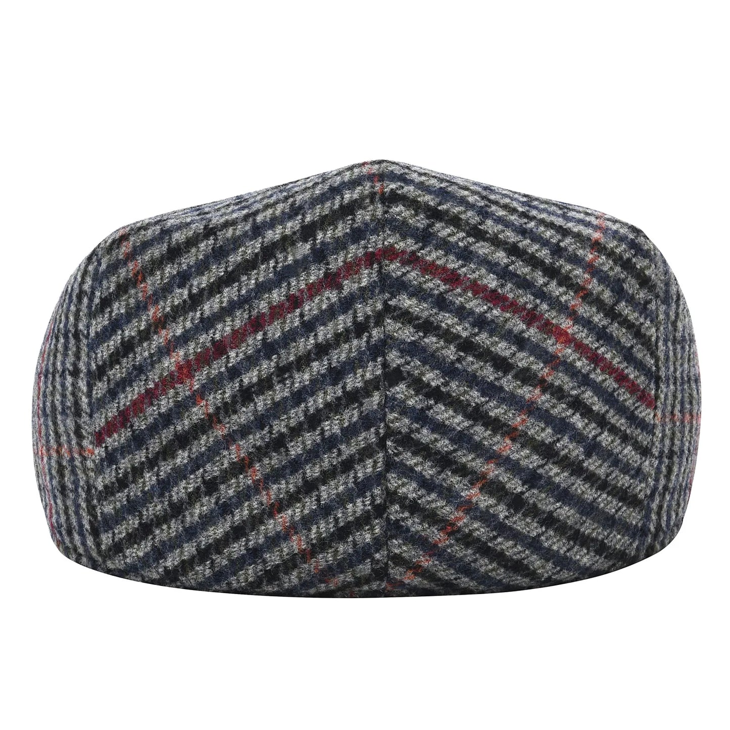 Men's Herringbone Flat Ivy Newsboy Hat Wool Blend Gatsby Cabbie Cap