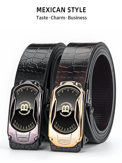 New Product Belt MEN'S High Quality Toothless Automatic Buckle Casual Men Belt MEN'S Business Fashion Belt