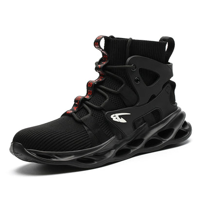 Construction Work Shoes Slip Resistant Lightweight Breathable Sneakers for Men Protection Safety Shoes Work Hiker Boots