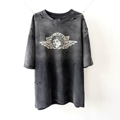 Death Angel SAINT Vintage T-Shirts Best Quality Washed T Shirt Tee Tops
