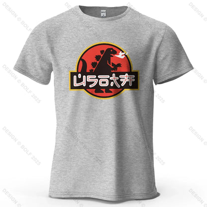 Japan Printed Men's T-Shirt 100% Cotton Oversized Harajuku Graphic Tees for Women Tops Tees Casual Streetwear