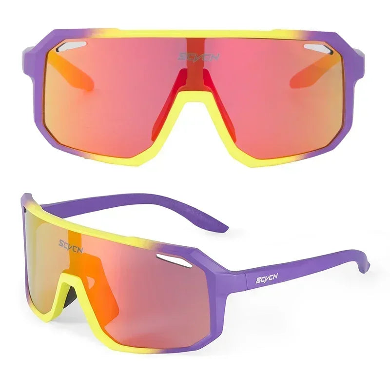 New Sports Men UV400 Cycling Glasses Bike Sunglasses Outdoor Eyewear  MTB Bicycle Women Riding Hiking Goggles
