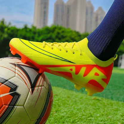 Men Soccer Shoes Unisex Football Boots Non-Slip Grass Outdoor Sports Shoes Breathable Training Sport Ultralight Drop Shipping