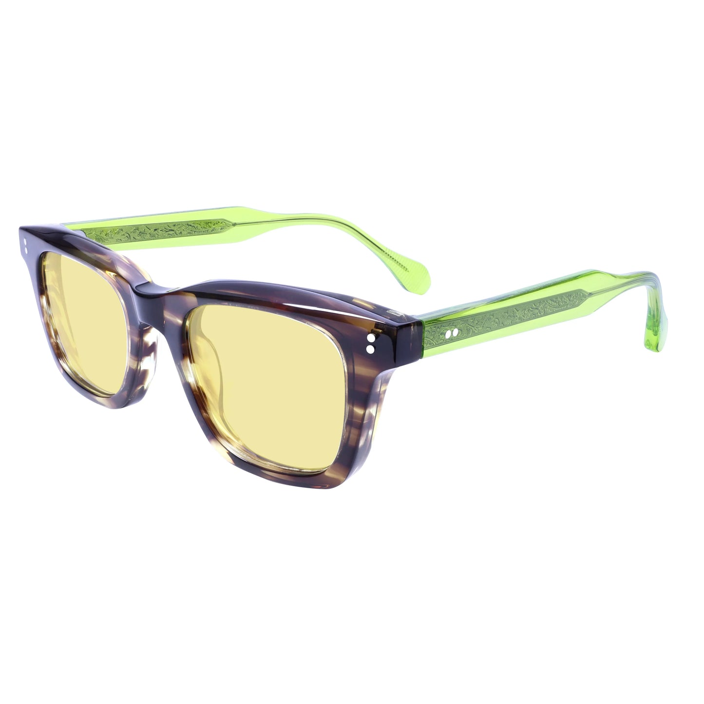UV400 Protection Sunglasses Unisex Retro Style Acetate  Frame Polarized Lens for Driving Lightweight Comfortable