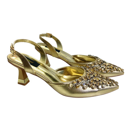 Women's Clutch Bag and Shoes Fairy Diamond High Heels Stylish Dress Shoes Pointed Toe Stiletto Heels Elegant Party Wedding Shoes