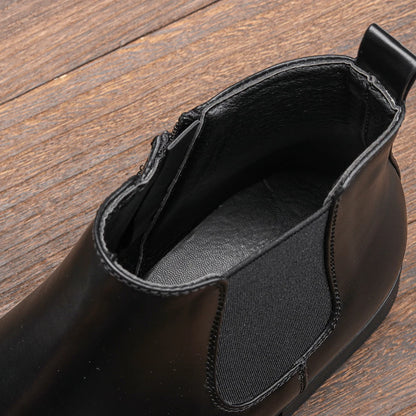 Size 7~13 Men Chelsea Boots Italian Style Ankle Boots soft leather Men Boots