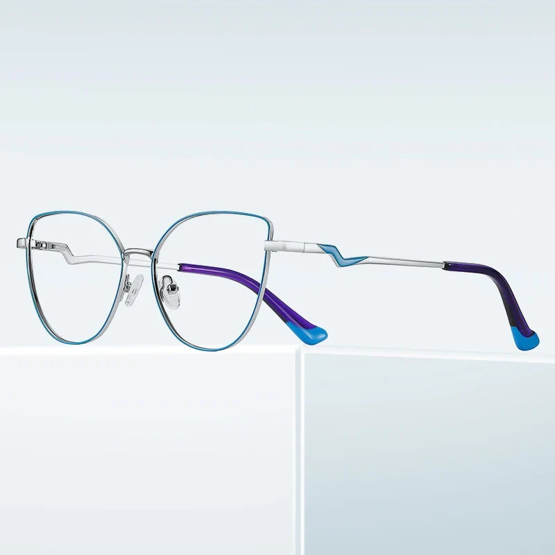 New Myopia Prescription Glasses Hyperopia Reading Glasses Anti Blue Light Computer Glasses Optical Eyeglasses Frame Women