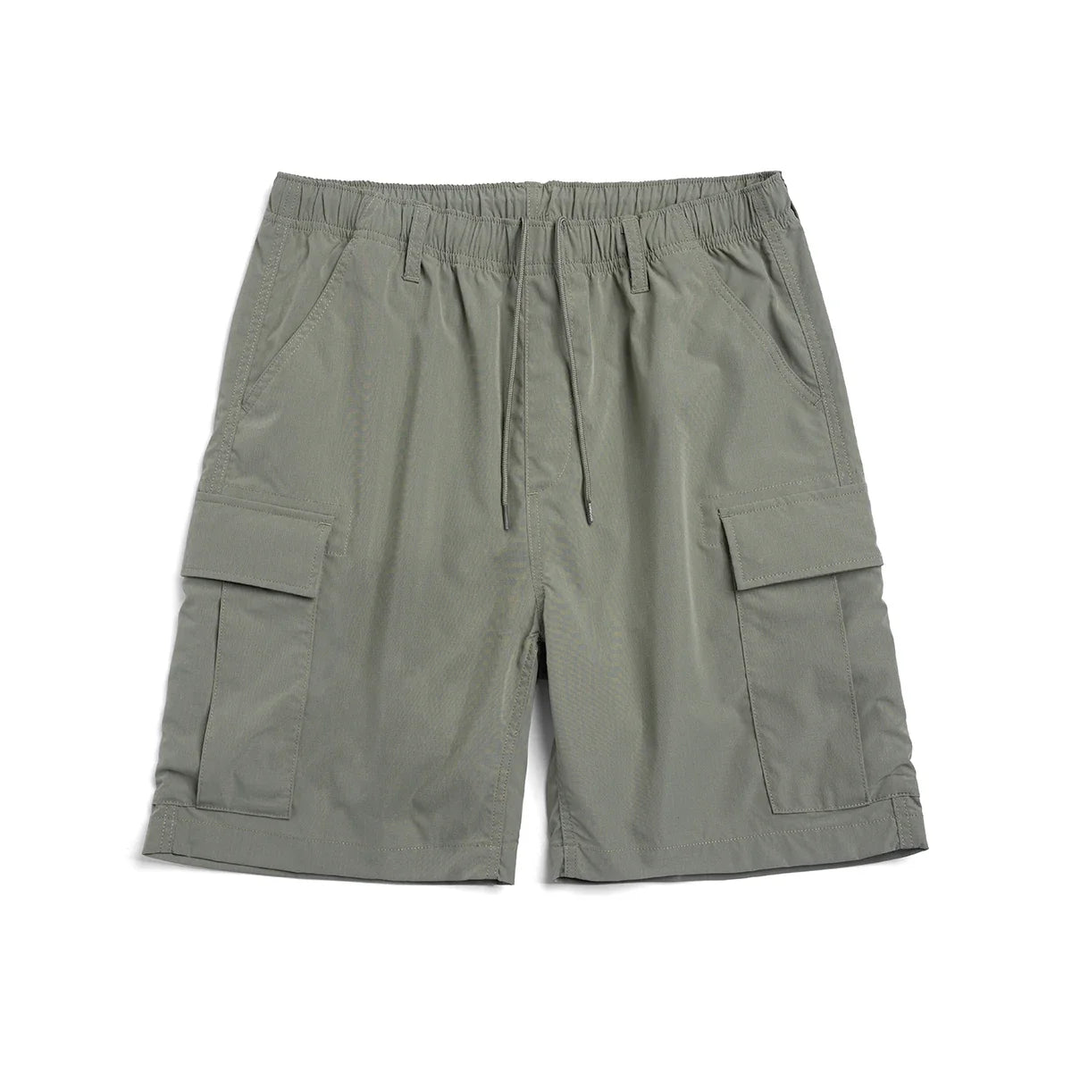 2024 Summer New  Oversize Lightweight 190g  Quick Dry Fabric Cargo Drawstring Shorts Men Cool Fishing Hiking Shorts