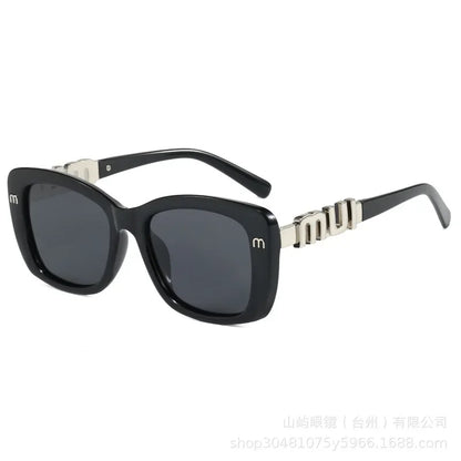 Ins Big Square Polarized Sunglasses 2025 New Fashion Women Men High-end Letters Sun Glasses Ladies Trendy Gafas De Sol UV400