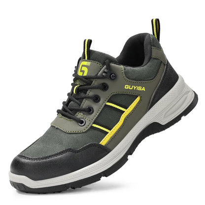 Latest 2024 Fashion Insulation 10KV Men Safety Work Shoes Sneakers Steel Toe Anti Smashing Indestructible Male Footwear