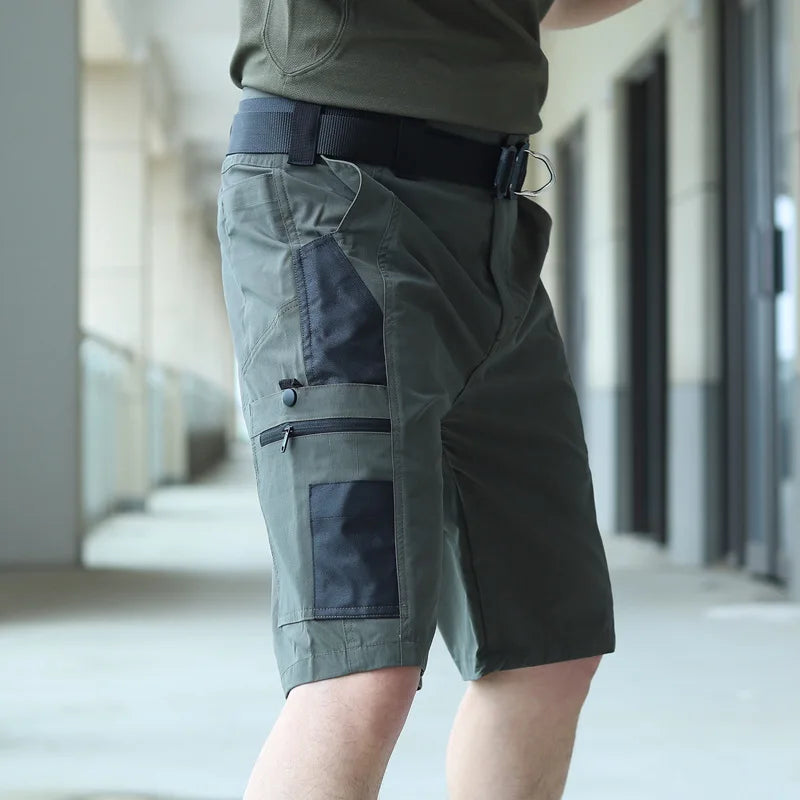 Tactical Camouflage Shorts Outdoor Work Pants Men's Multi-pocket Casual Cargo Short Pants Quick Dry Wear-resisting Shorts Male