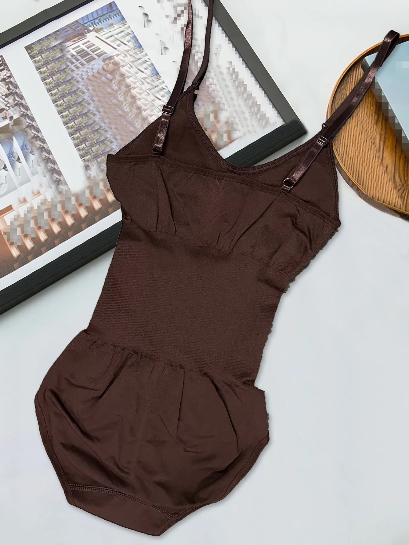 Set of 3 Solid Color Body Shaping Bodysuits Designed to Lift Arms,They Come with Matching Panties Suitable for All Seasons