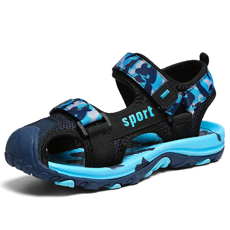 Camouflage Boy Sandals Kids Summer Shoes 2026 New Fashion Beach Outdoor Water Barefoot Shoes Sneaker Casual Sports Sandals
