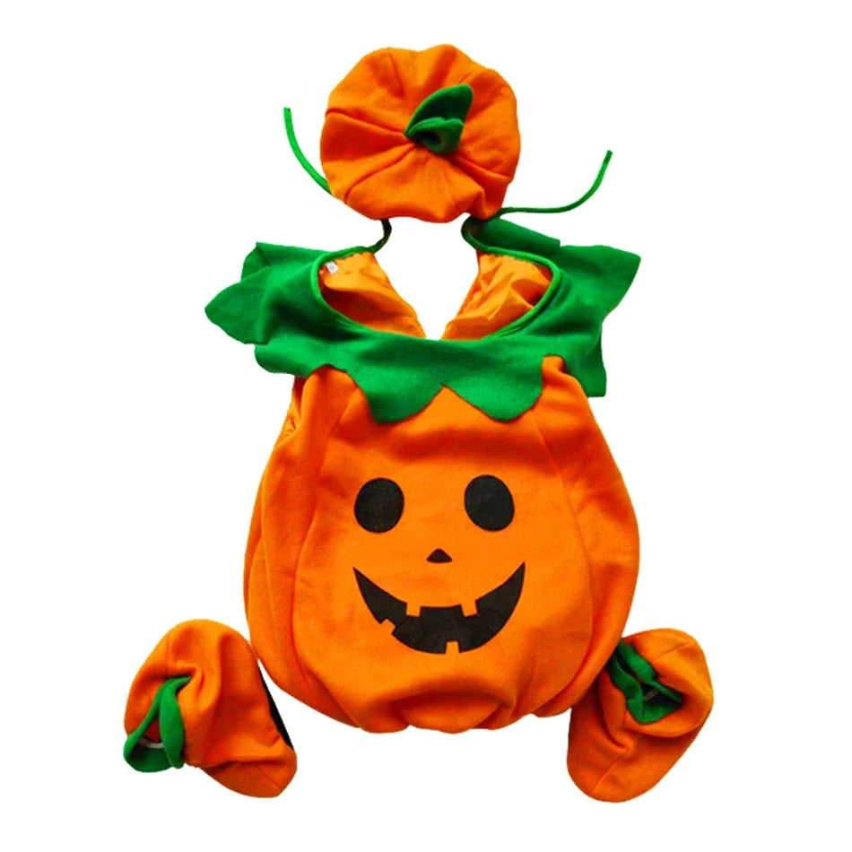Baby Girl Pumpkin Costume Boy Jack Xmas Halloween Cosplay Costume Cosplay Stage Performance Party Clothing