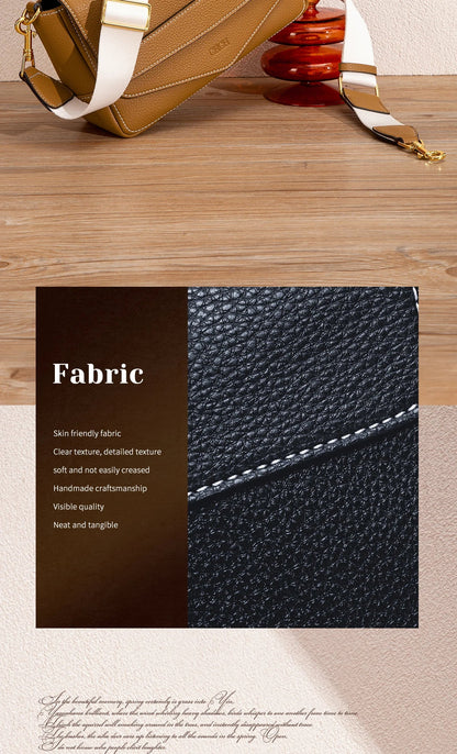 Shoulder Bag Simple High Quality Grey Texture Flip Cover Bag Soft Square Bag Women's Commuter