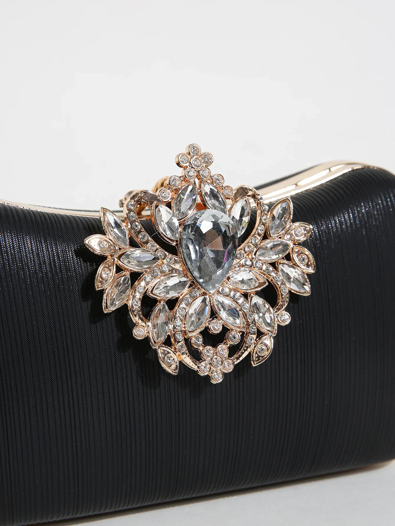 Luxury Rhinestone Evening Bag For Carnaval, Shiny Wedding Dress Purses,  Glamorous,Elegant,Exquisite Small Rhinestone Decor Boxy