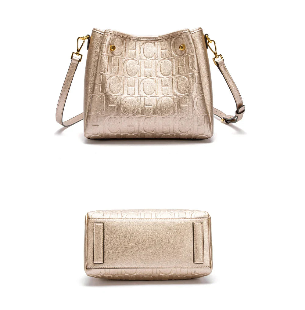 Solid Colour Design Large Capacity Women's Crossbody Bag for Daily Commuting Classic Retro Women's Shoulder Bag