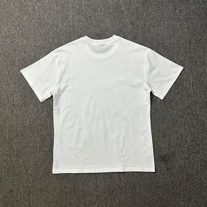 Men's cotton printed T-shirt, street fashion clothing, avant-garde style, retro oversized design.Suitable for both men and women