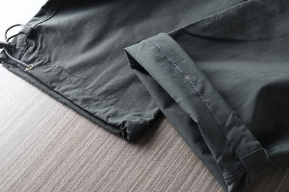 Quick-drying Hiking Pants 2026 Spring Summer Mountain Camp Outdoor Casual Cargo Pants Mens Waterproof Loose Breathable Trousers