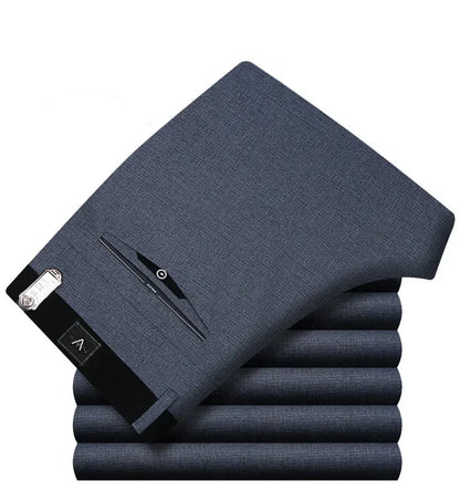 Men's Suit Pants High Quality Summer Men Dress Pants Straight Business Mens Formal Pants Big Size Classical Trousers