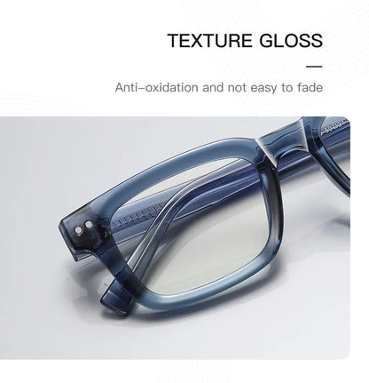 Men's glasses Square Classic Business Anti-Blue Light Reading Glasses Myopia Hyperopia Prescription Customized PFD2189