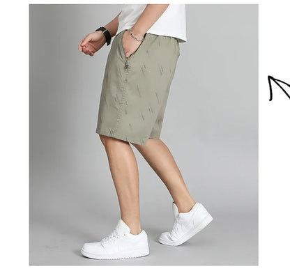New Shorts Men's Summer Thin Section Casual Quick Dry Five-Minute Pants Loose Large Size Sports Pants