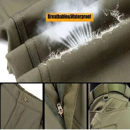 Men's Trousers Tactical Climbing Cycling Sport Winter Camp Hiking Fish Hunting Trekking Waterproof Combat Casual Pants