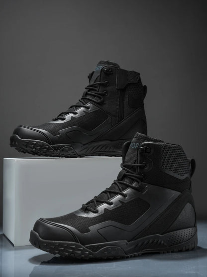 New Men Tactical Boots Waterproof Outdoor Casual Ankle Man Boot Desert Military Climbing Hunting Work Safety Hiking Male Shoes