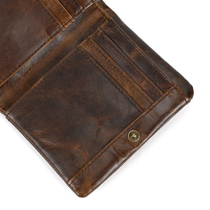 Men Card Holder Geestock Men's Wallet Rfid Credit Card ID Short Wallet Fashion Multi Card Retro Cowhide Coin Purse Casual wallet